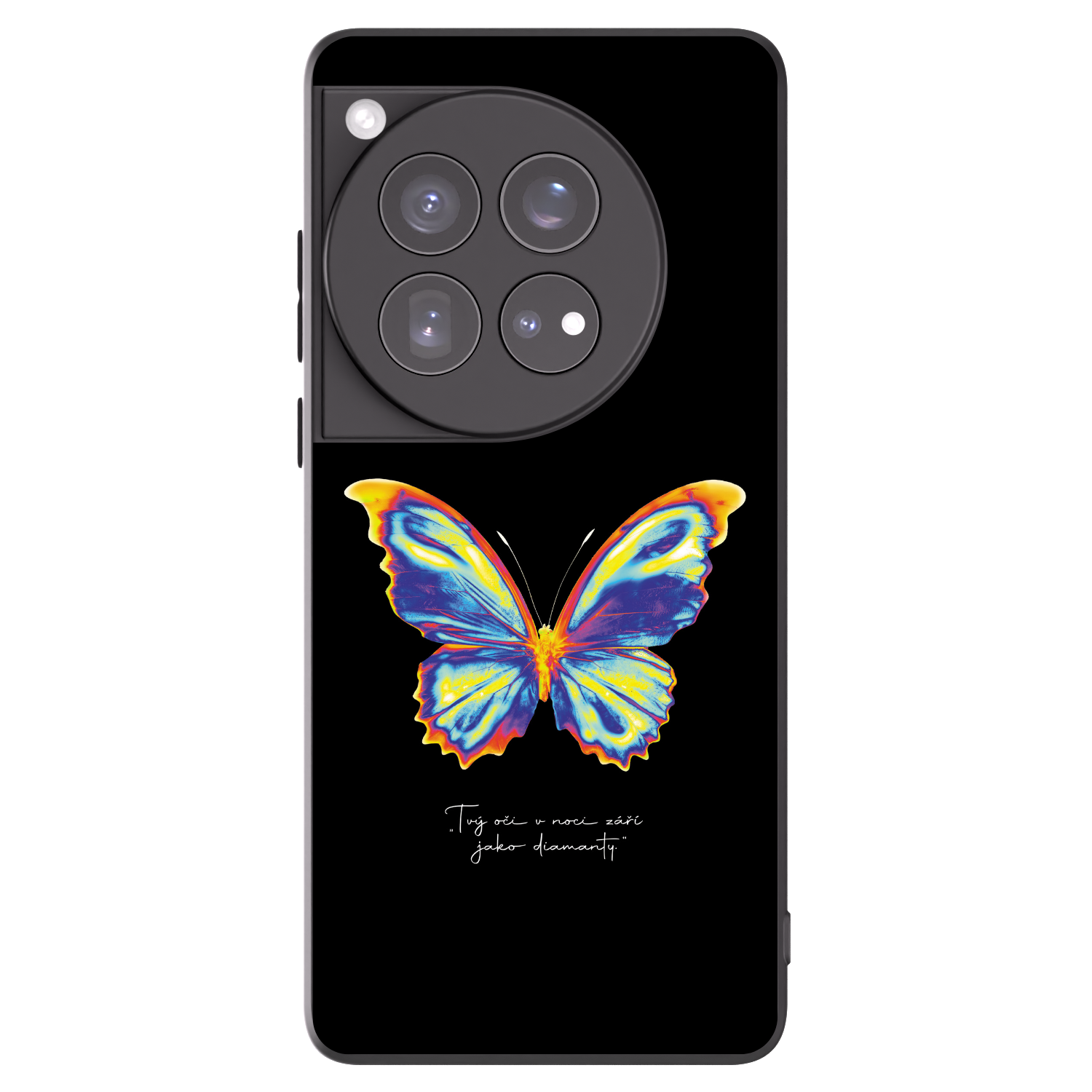 Picasee husă neagră din silicon pentru OnePlus 12 5G - Diamanty Black