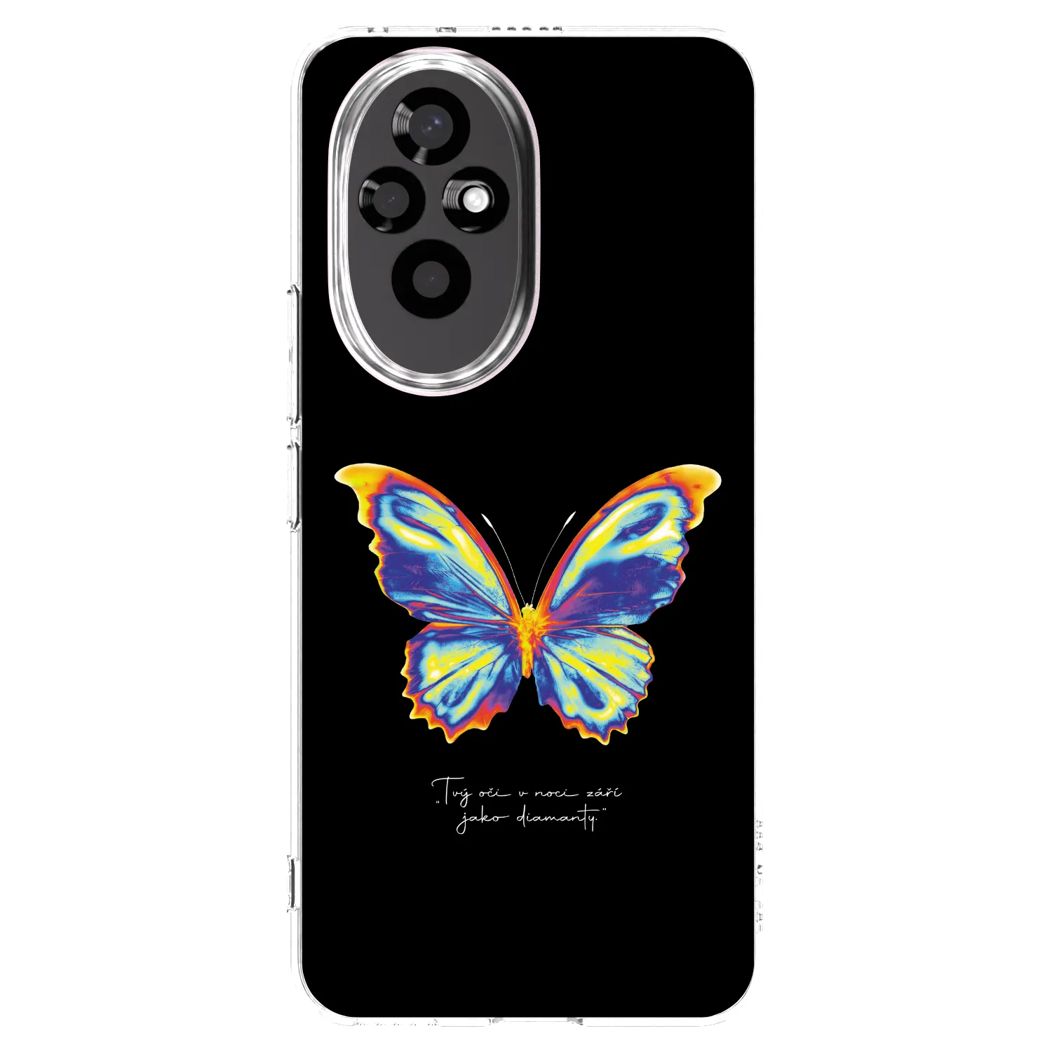 Picasee husă transparentă din silicon pentru Honor 200 Pro 5G - Diamanty Black
