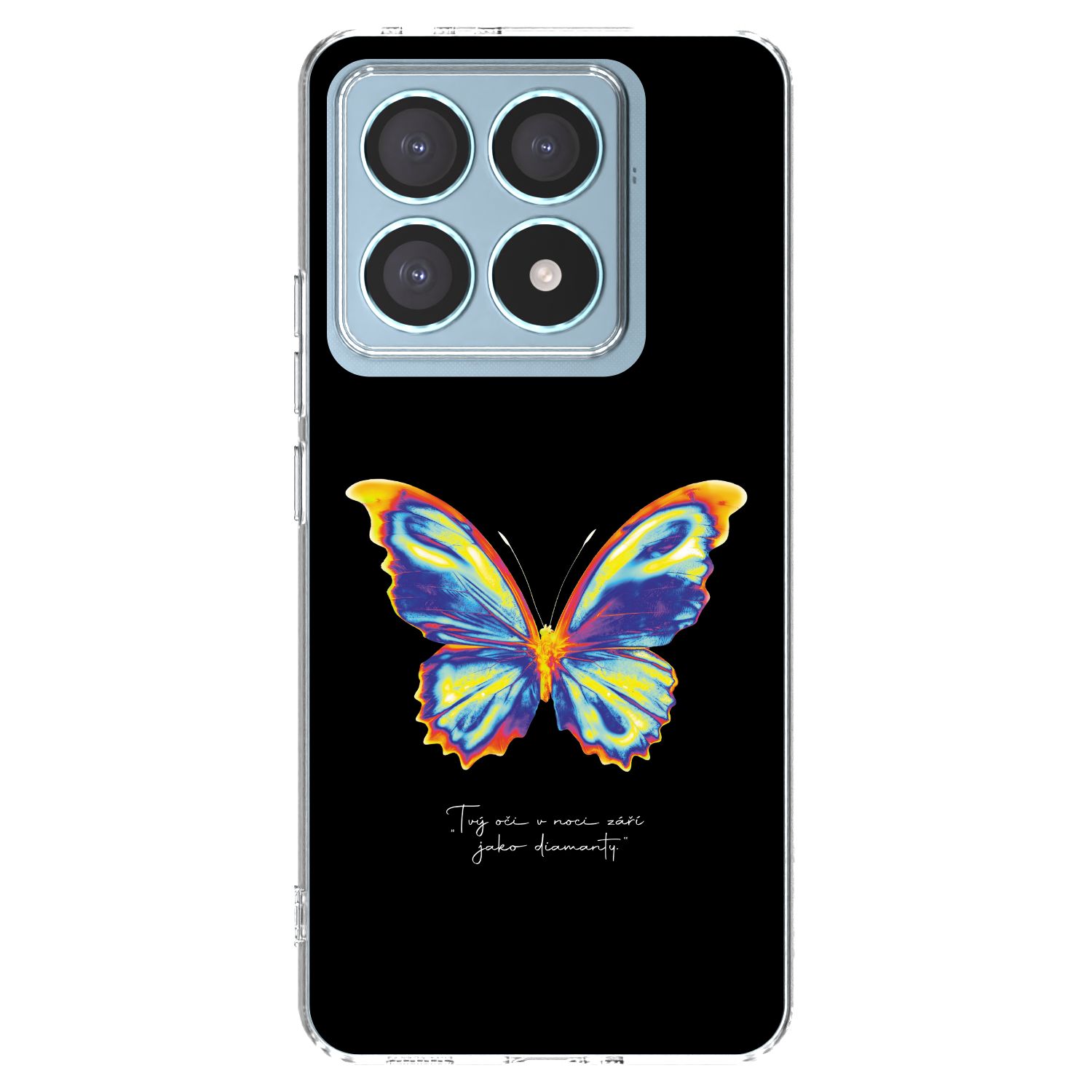 Picasee husă transparentă din silicon pentru Xiaomi 14T Pro - Diamanty Black