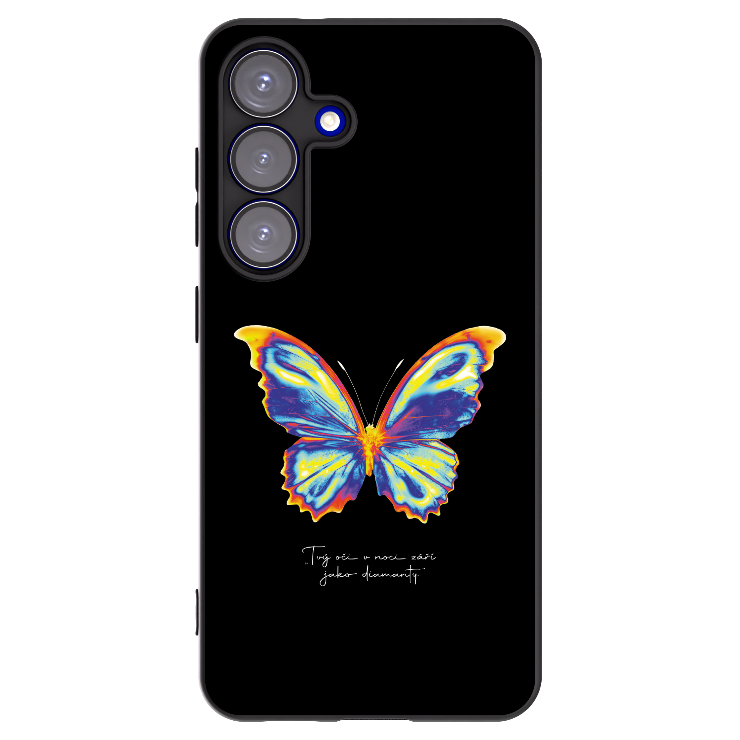 Picasee husă neagră din silicon pentru Samsung Galaxy S25 5G - Diamanty Black