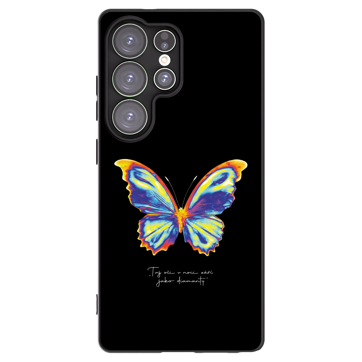 Picasee husă neagră din silicon pentru Samsung Galaxy S25 Ultra 5G - Diamanty Black
