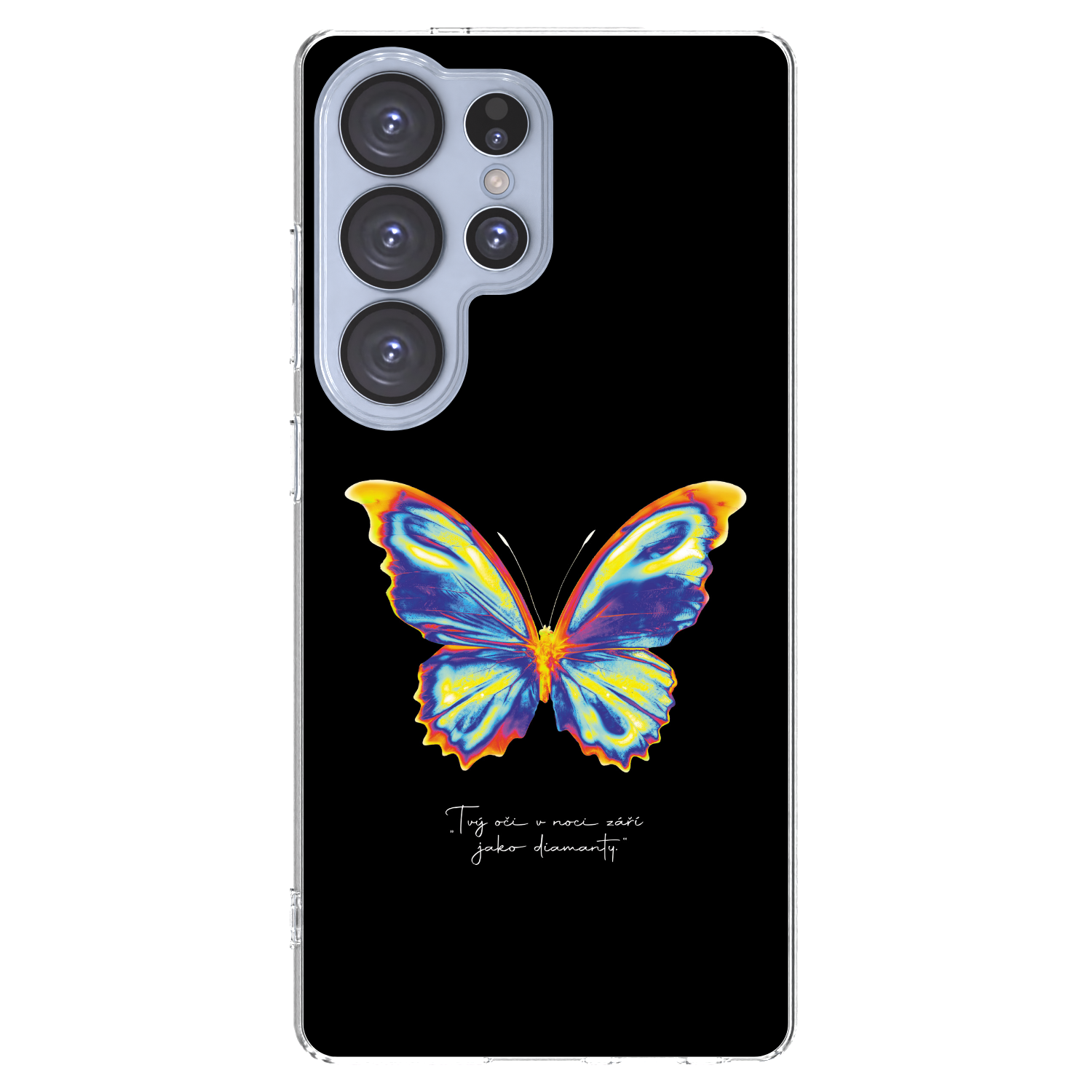 Picasee husă transparentă din silicon pentru Samsung Galaxy S25 Ultra 5G - Diamanty Black