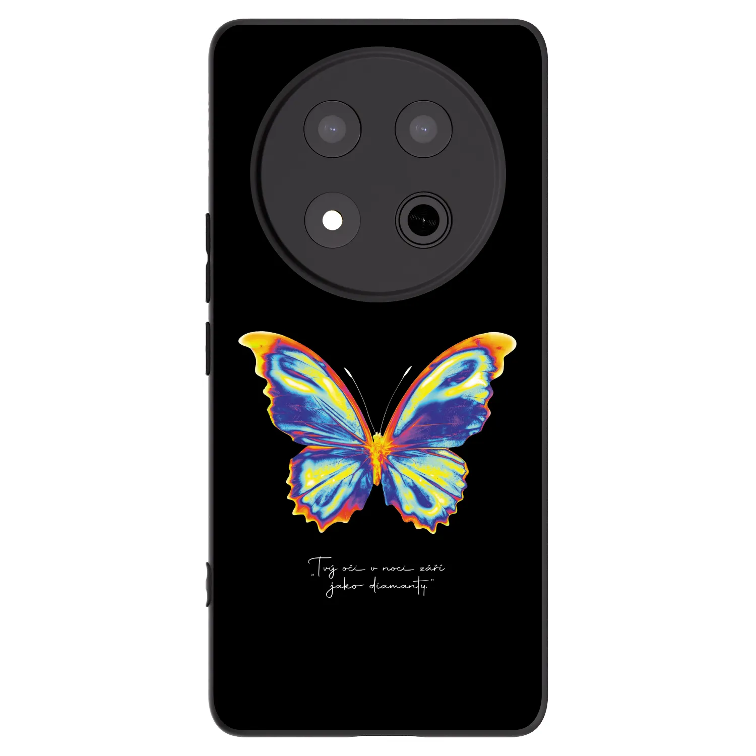 Picasee husă neagră din silicon pentru Honor Magic7 Lite 5G - Diamanty Black