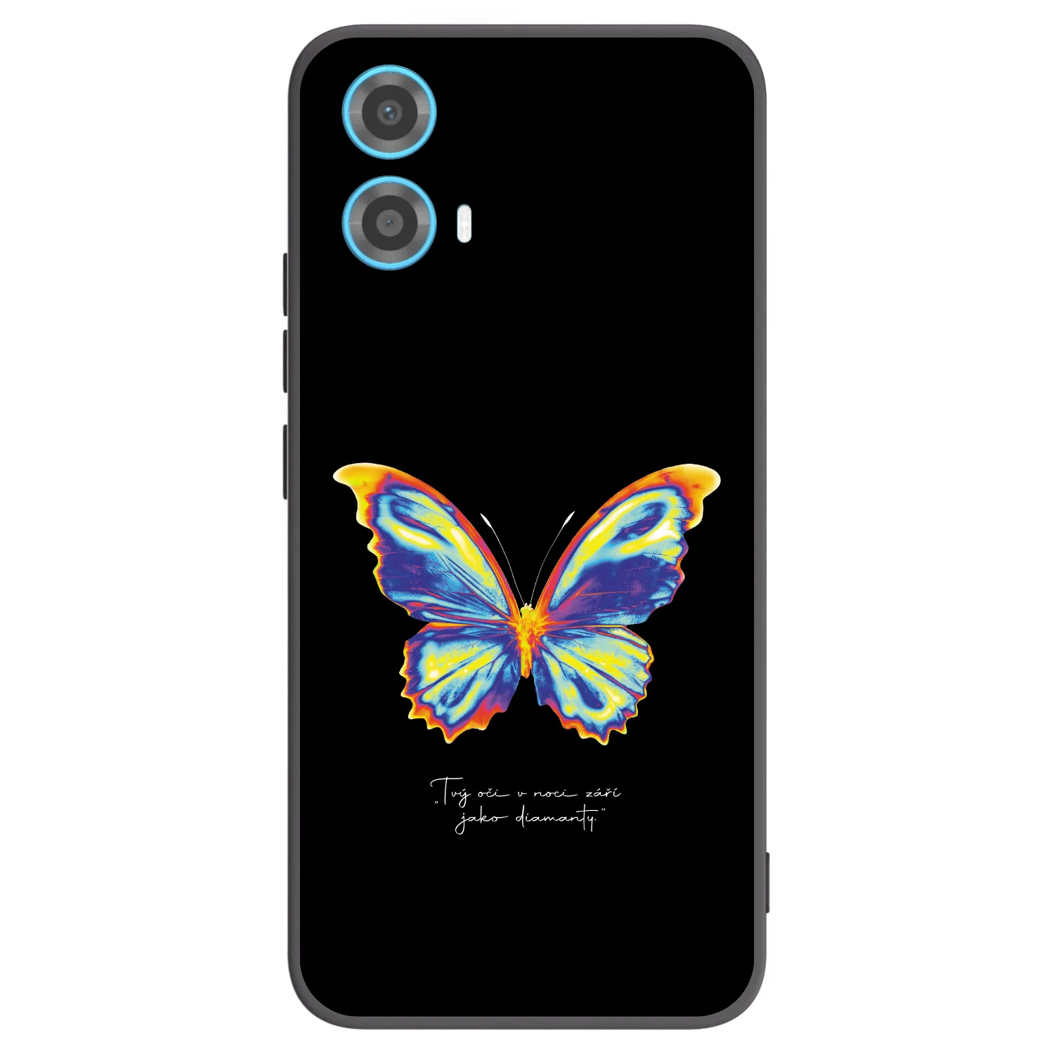 Picasee husă neagră din silicon pentru Motorola Moto G34 5G - Diamanty Black