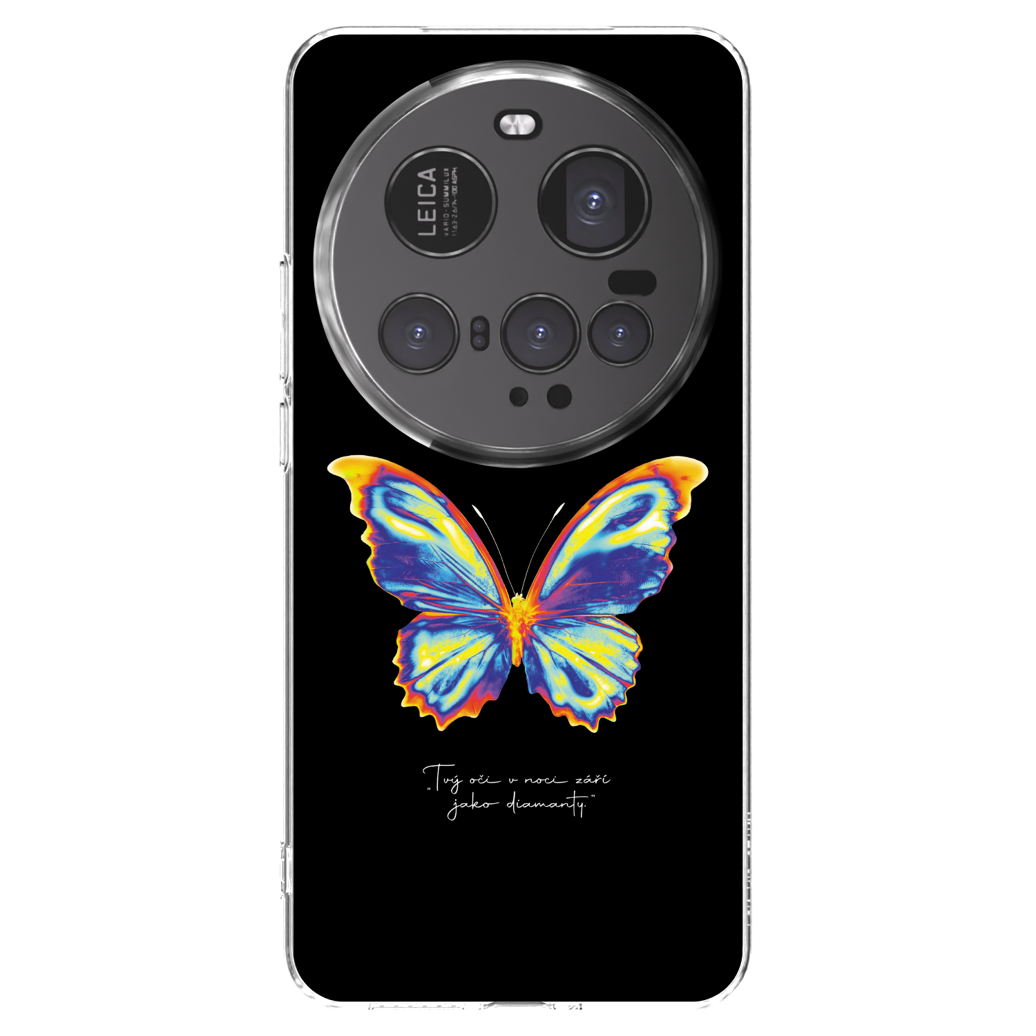 Picasee husă transparentă din silicon pentru Xiaomi 15 Ultra - Diamanty Black