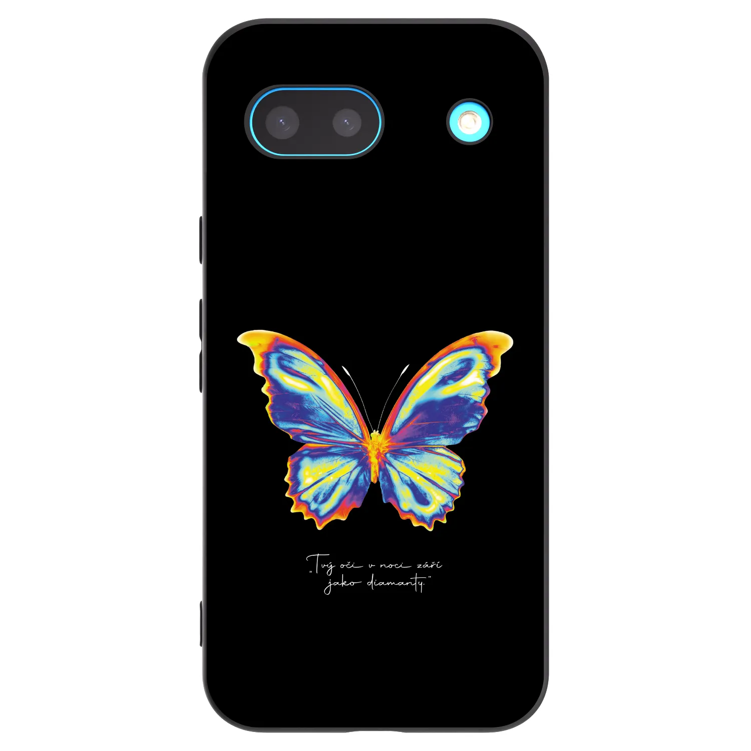 Picasee husă neagră din silicon pentru Google Pixel 8a - Diamanty Black