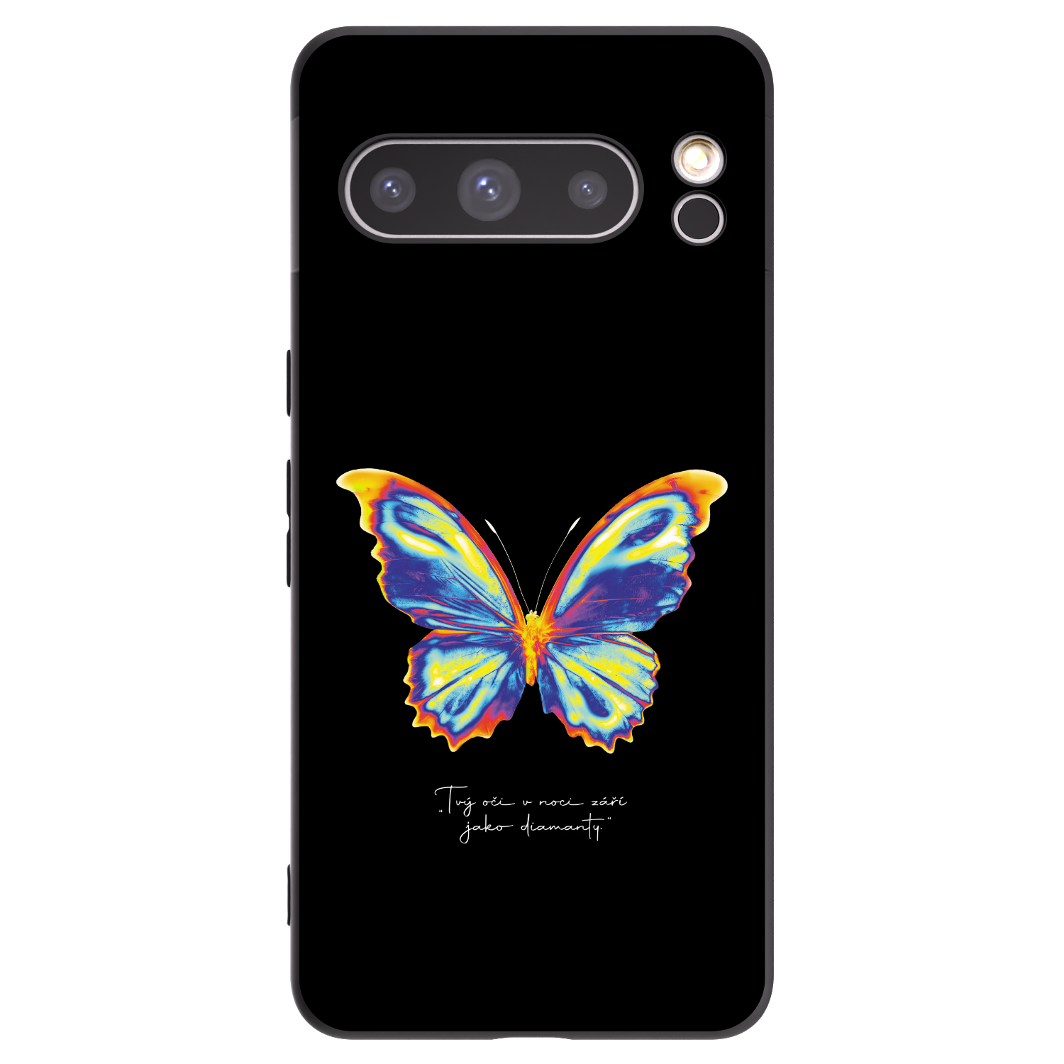 Picasee husă neagră din silicon pentru Google Pixel 8 Pro - Diamanty Black