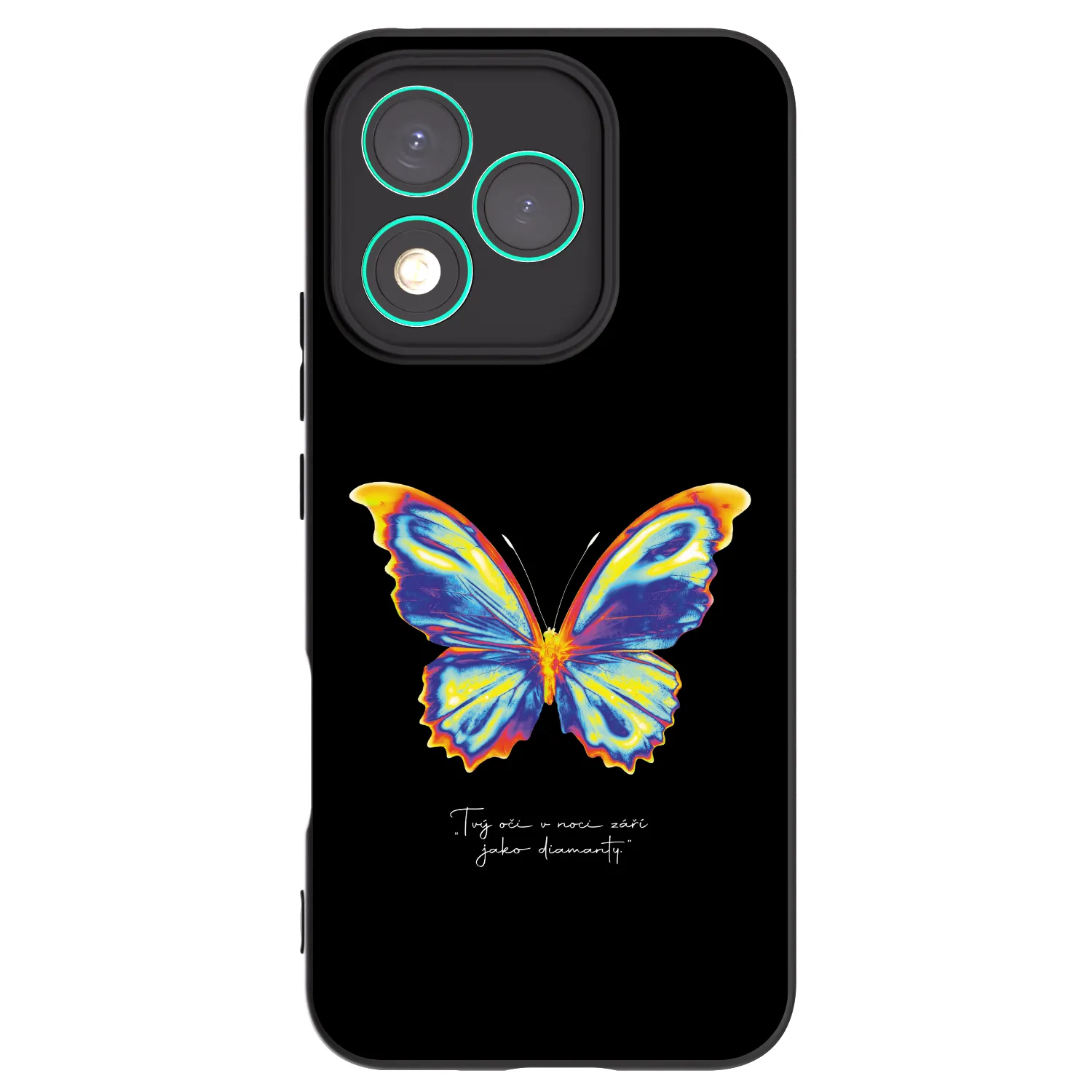 Picasee husă neagră din silicon pentru Honor 400 Lite 5G - Diamanty Black