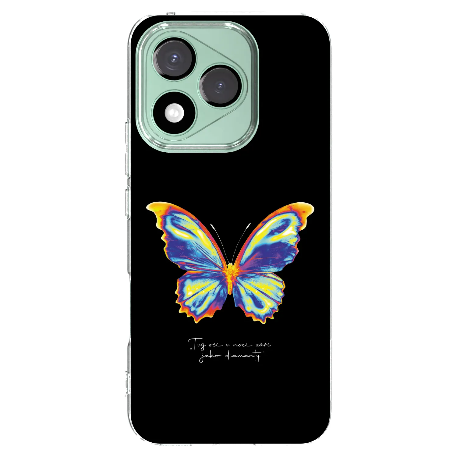 Picasee husă transparentă din silicon pentru Honor 400 Lite 5G - Diamanty Black
