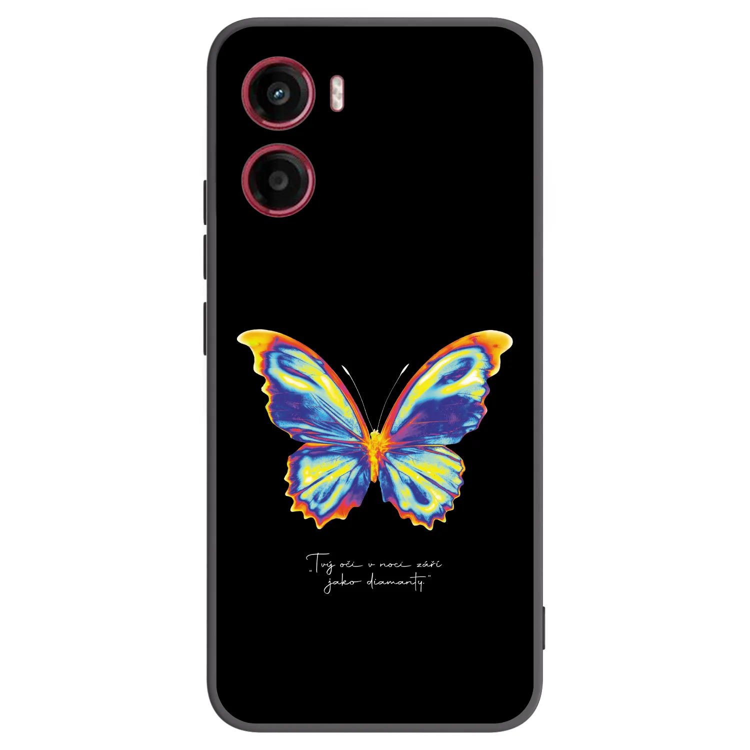 Picasee husă neagră din silicon pentru Motorola Moto G05 - Diamanty Black