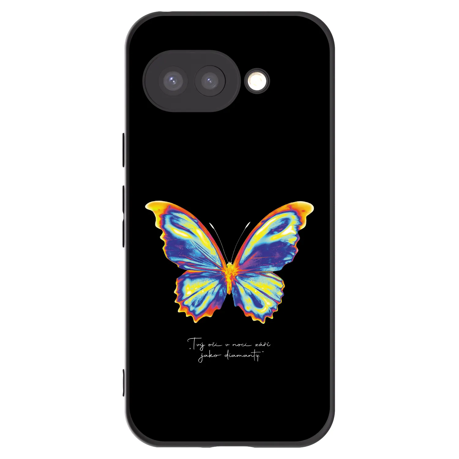 Picasee husă neagră din silicon pentru Google Pixel 9a - Diamanty Black