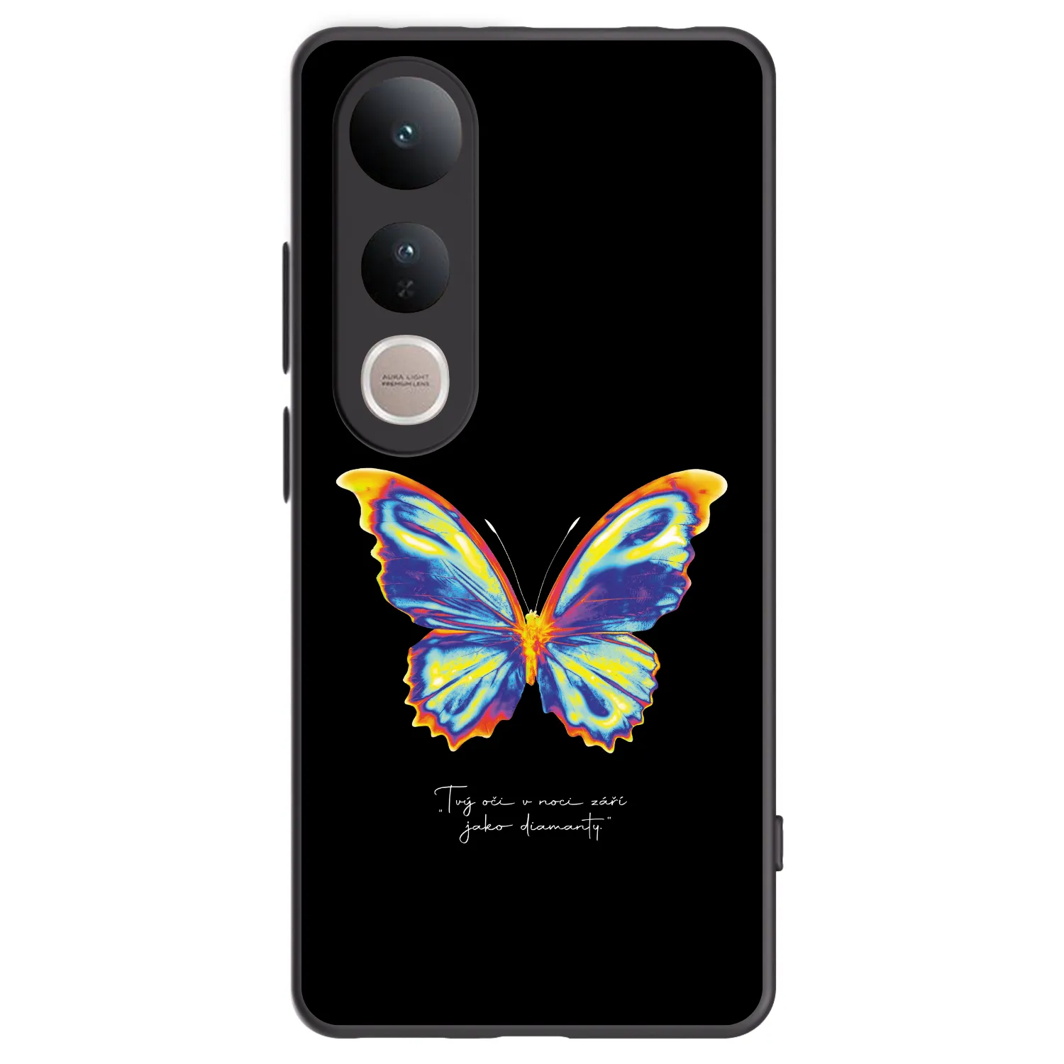 Picasee husă neagră din silicon pentru Vivo V50 Lite 5G - Diamanty Black