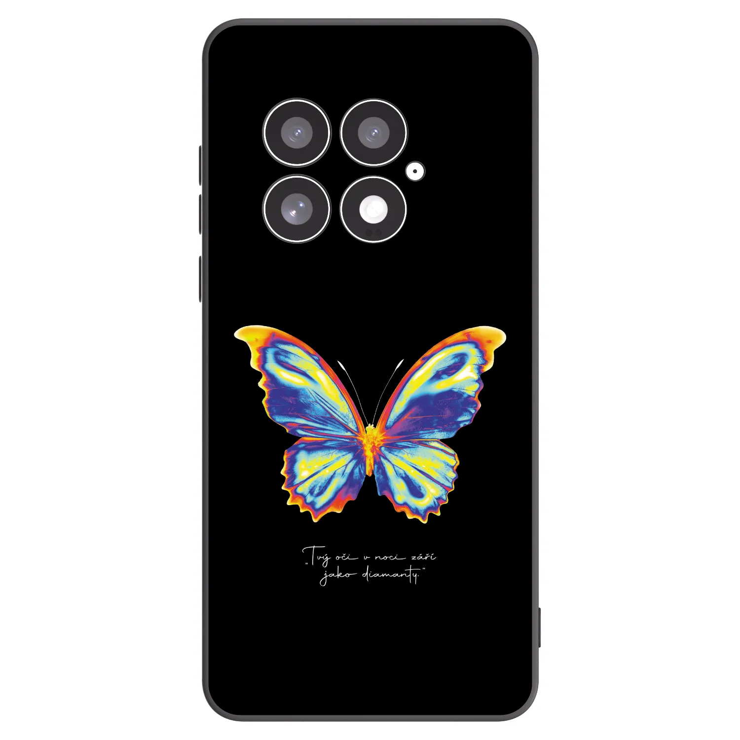 Picasee husă neagră din silicon pentru OnePlus 13 5G - Diamanty Black