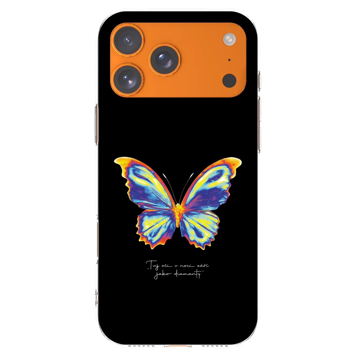 Picasee husă transparentă din silicon pentru Apple iPhone 17 Pro Max - Diamanty Black