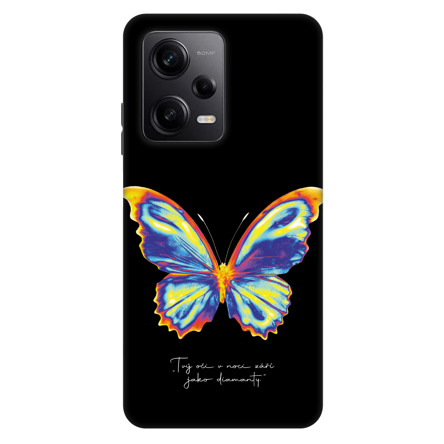 Picasee Fashion Case pentru Xiaomi Redmi Note 12 Pro+ 5G - Diamanty Black