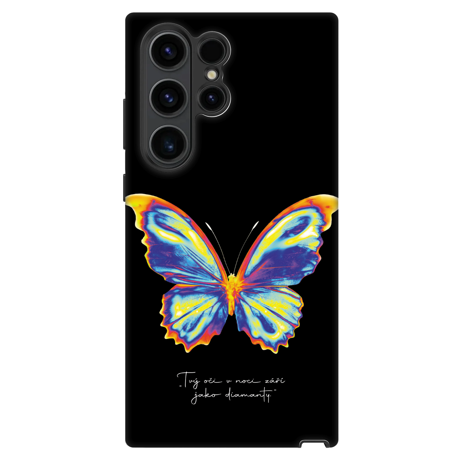 Picasee Fashion Case pentru Samsung Galaxy S23 Ultra 5G - Diamanty Black