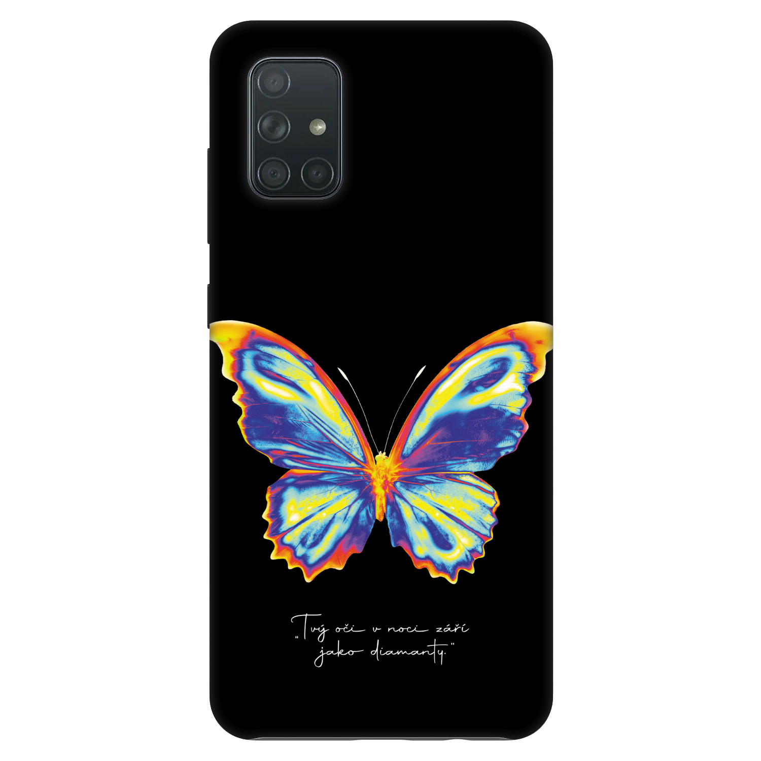 Picasee Fashion Case pentru Samsung Galaxy A71 A715F - Diamanty Black