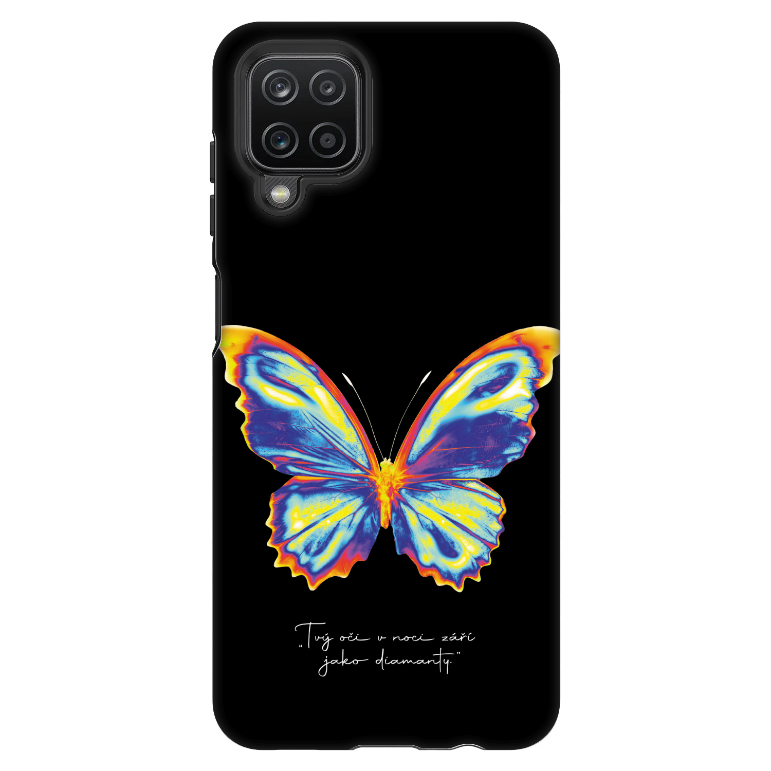 Picasee Fashion Case pentru Samsung Galaxy A12 A125F - Diamanty Black