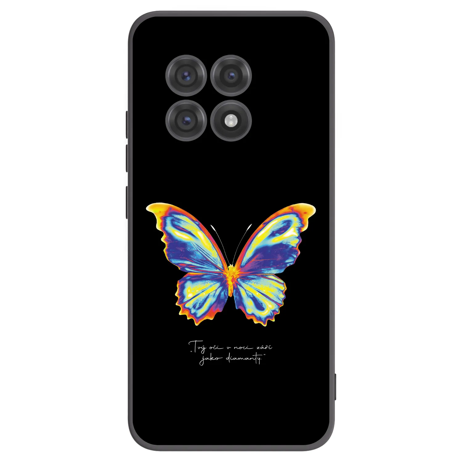 Picasee husă neagră din silicon pentru OnePlus 13R 5G - Diamanty Black