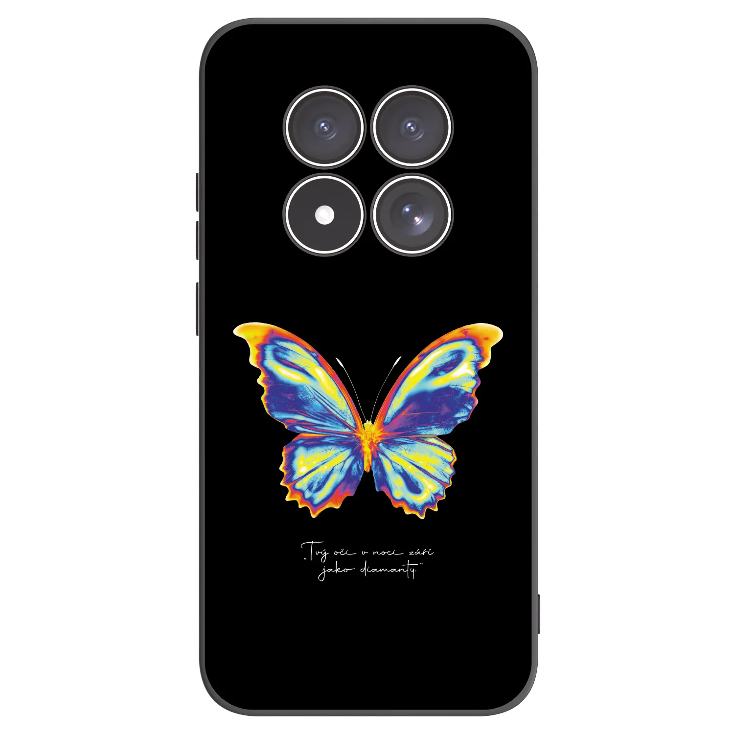 Picasee husă neagră din silicon pentru Xiaomi Redmi Note 15 Pro 4G - Diamanty Black