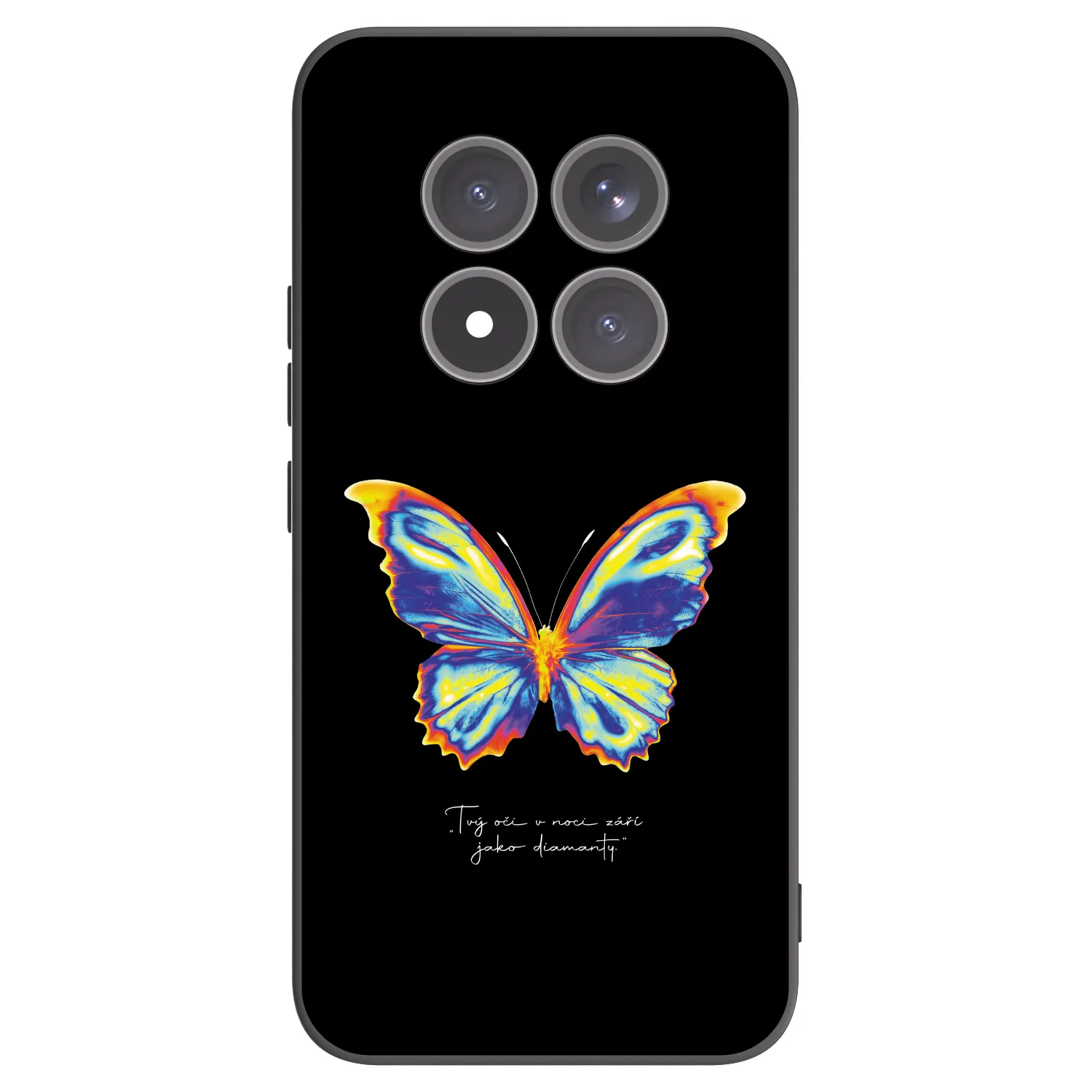 Picasee husă neagră din silicon pentru Xiaomi Redmi Note 15 Pro+ - Diamanty Black