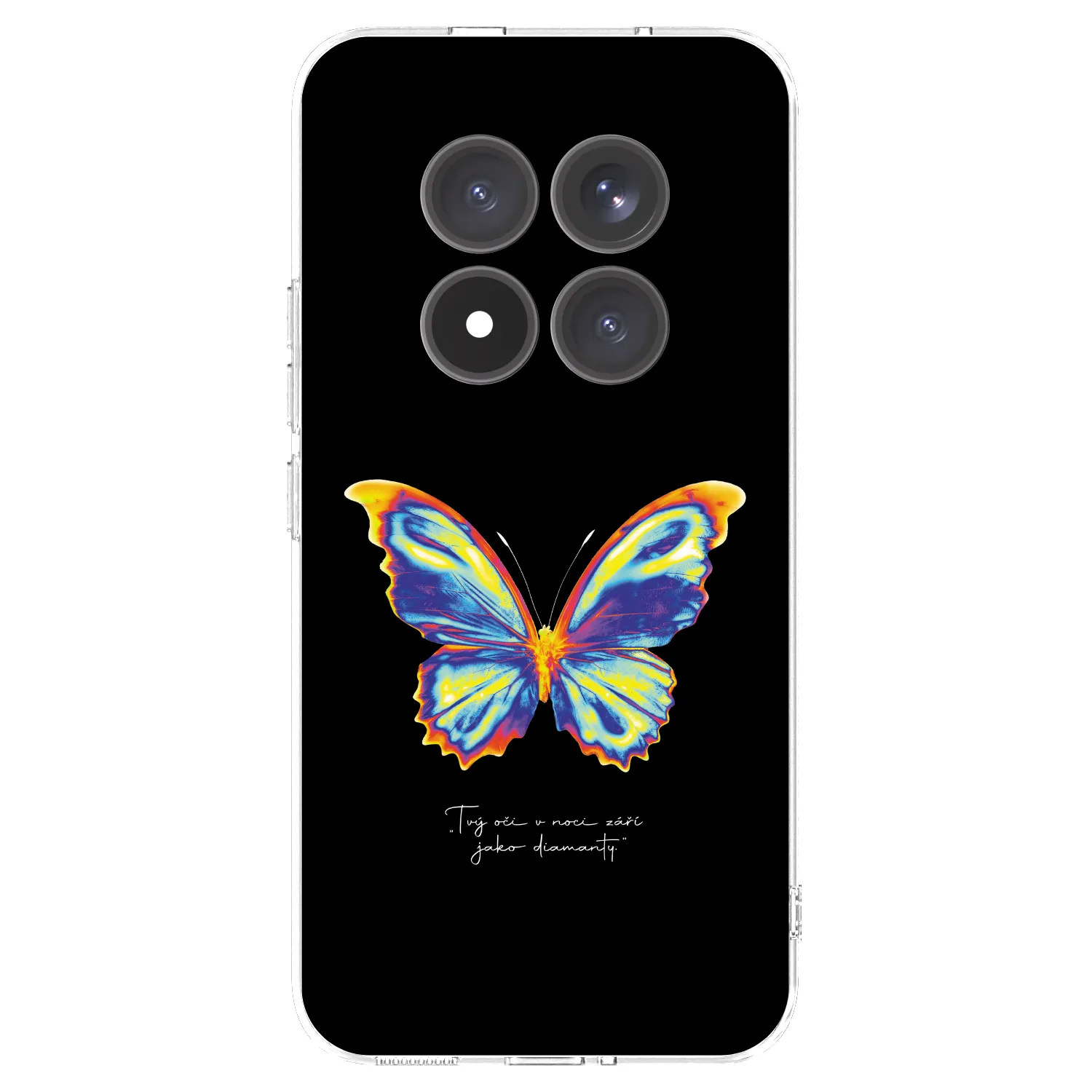 Picasee husă transparentă din silicon pentru Xiaomi Redmi Note 15 Pro+ - Diamanty Black