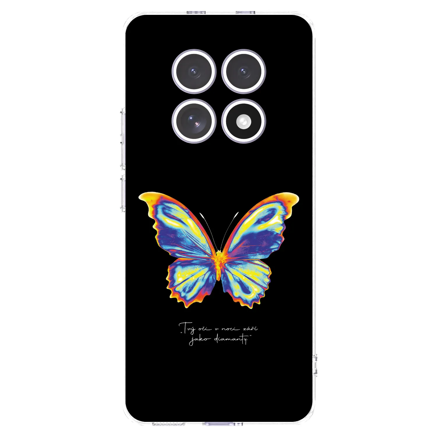 Picasee husă transparentă din silicon pentru Xiaomi Redmi Note 15 - Diamanty Black