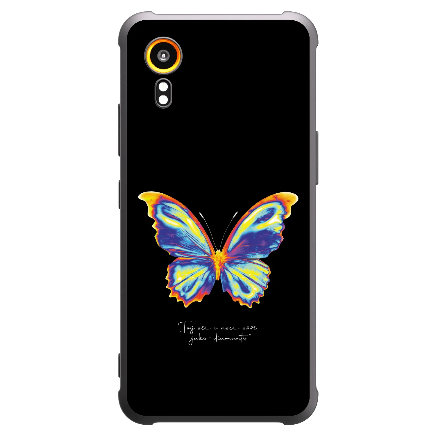 Picasee husă neagră din silicon pentru Samsung Galaxy Xcover 7 - Diamanty Black