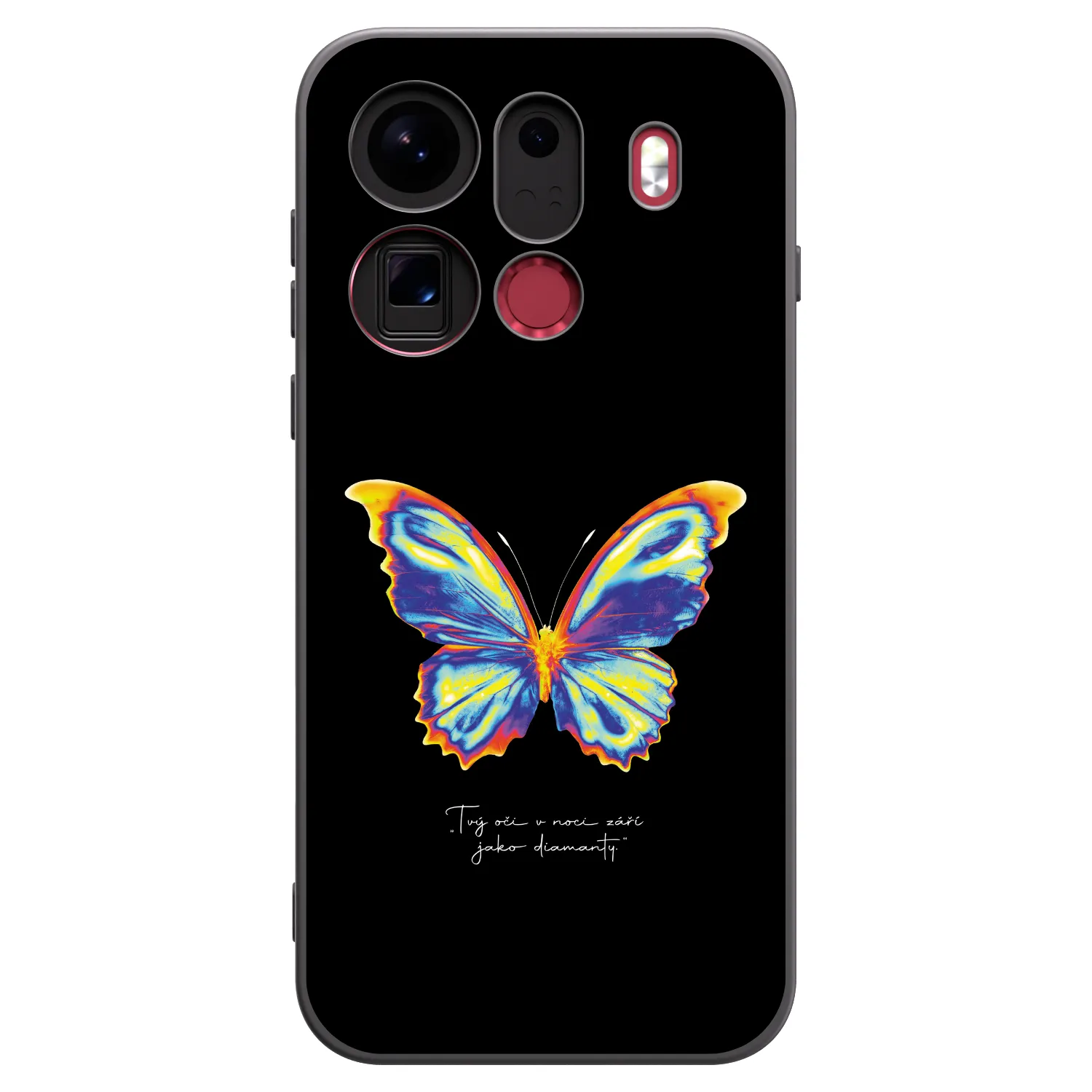 Picasee husă neagră din silicon pentru OPPO Find X9 Pro - Diamanty Black