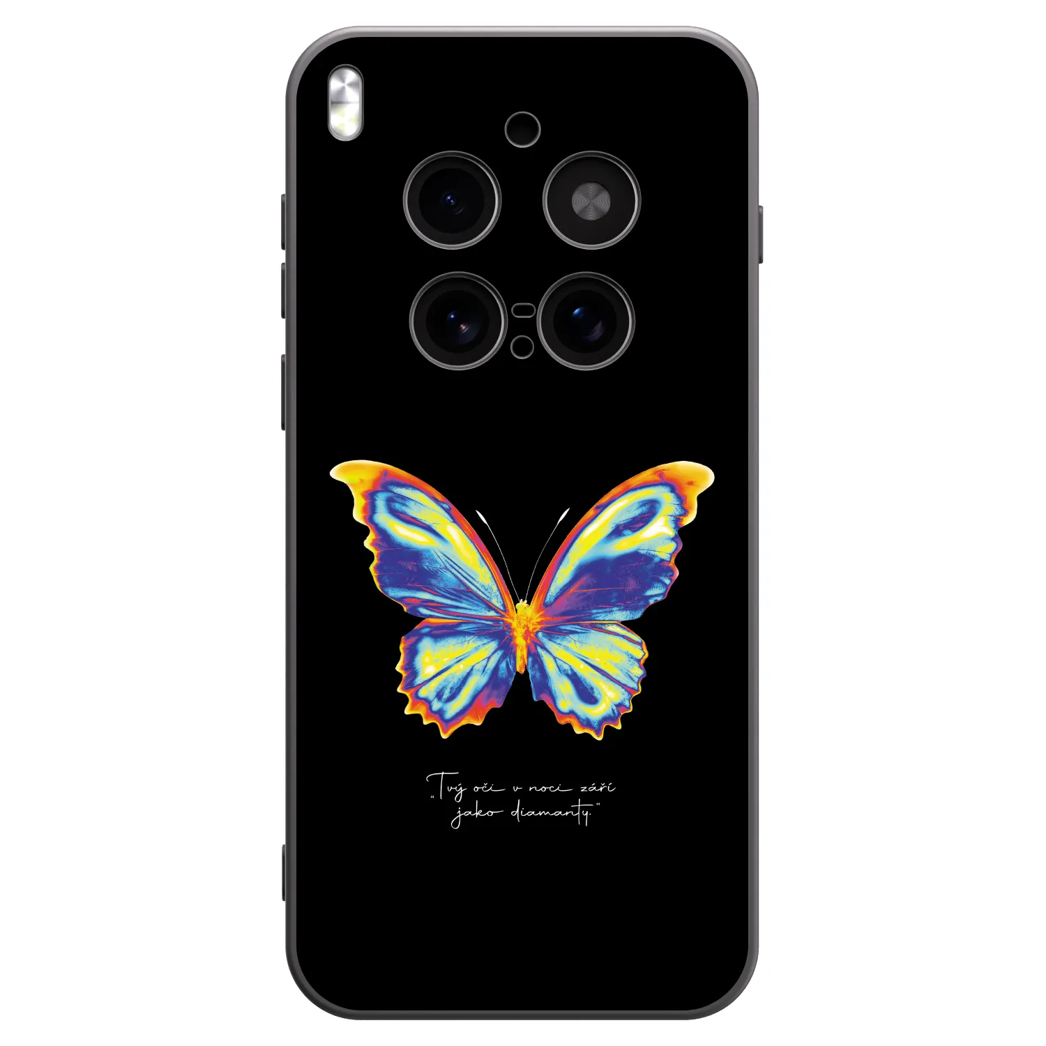 Picasee husă neagră din silicon pentru Vivo X300 Pro - Diamanty Black