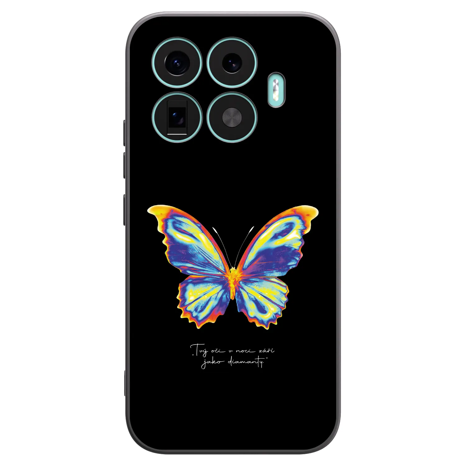 Picasee husă neagră din silicon pentru Xiaomi 17T - Diamanty Black