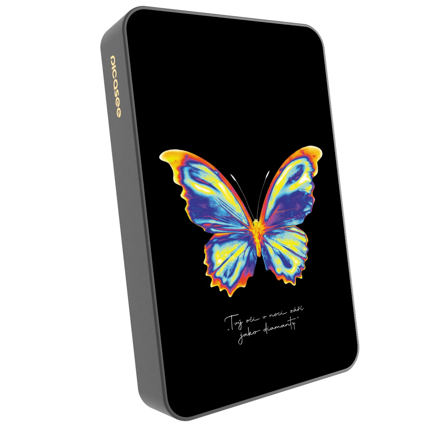 Picasee Powerbank cu MagSafe 10 000 mAh Gri - Diamanty Black