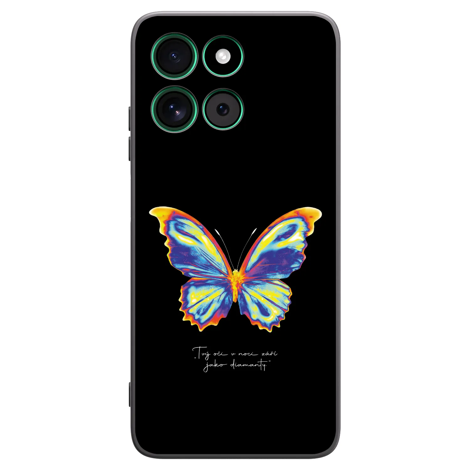 Picasee husă neagră din silicon pentru Motorola Moto G57 Power - Diamanty Black