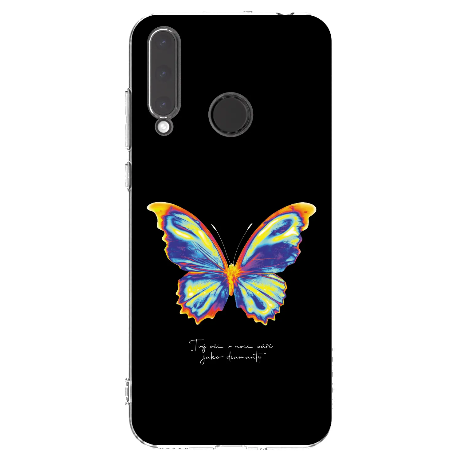 Picasee husă transparentă din silicon pentru Honor 20 Lite - Diamanty Black