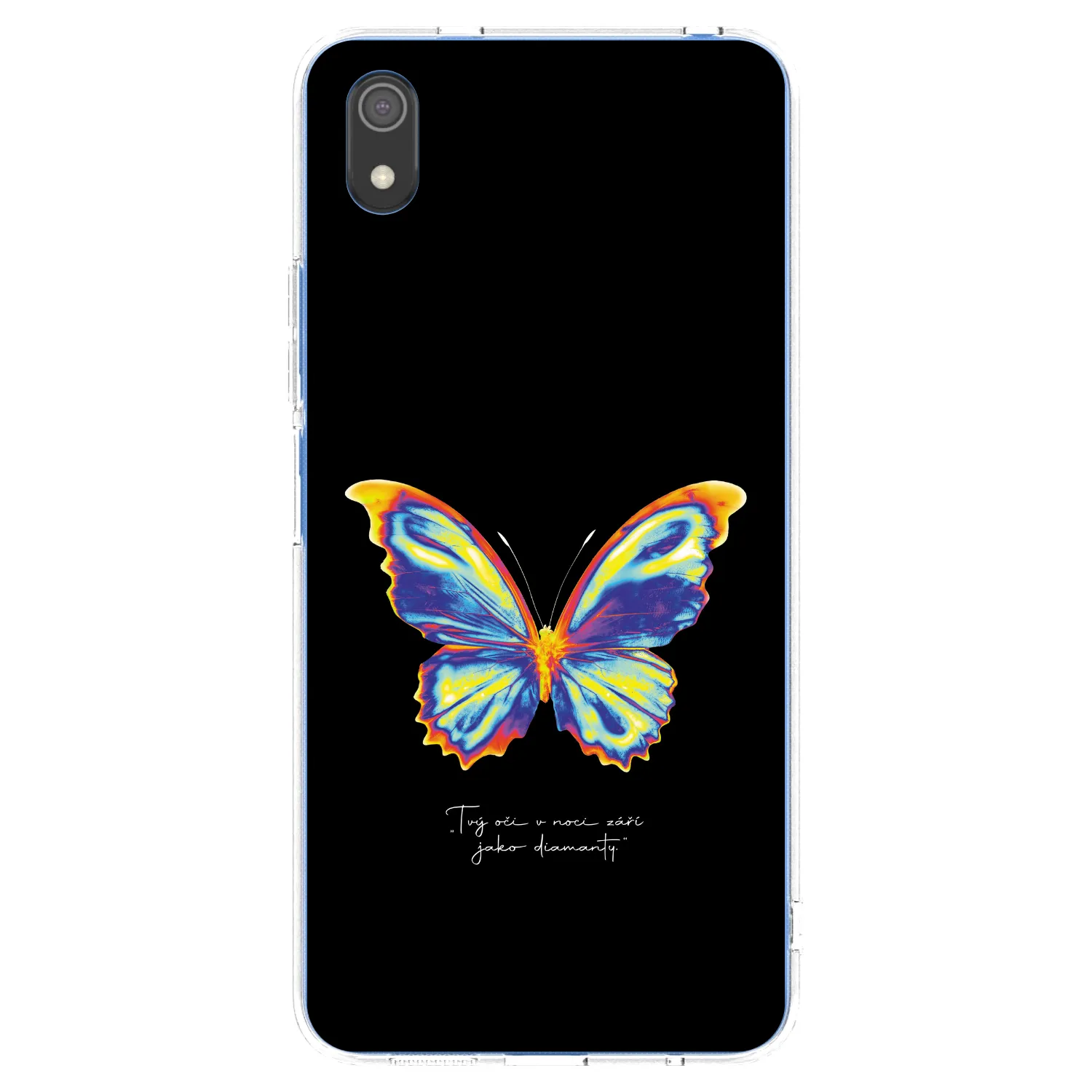Picasee husă transparentă din silicon pentru Xiaomi Redmi 7A - Diamanty Black