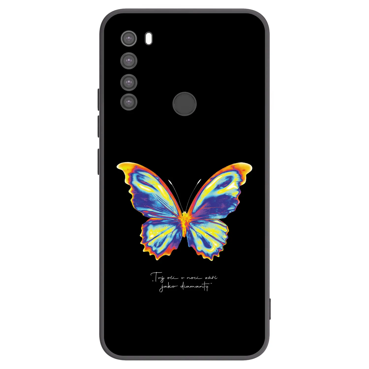 Picasee husă neagră din silicon pentru Xiaomi Redmi Note 8 - Diamanty Black