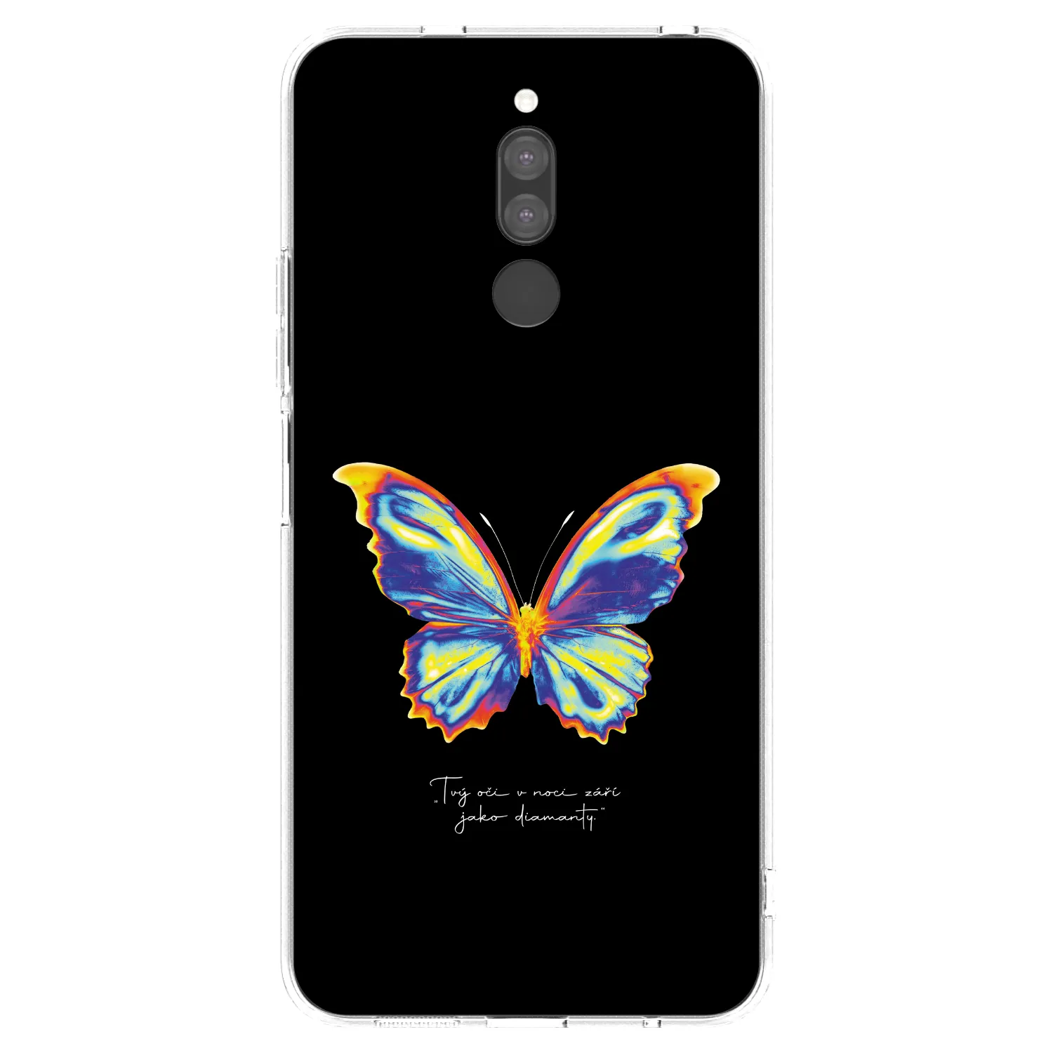 Picasee husă transparentă din silicon pentru Xiaomi Redmi 8 - Diamanty Black