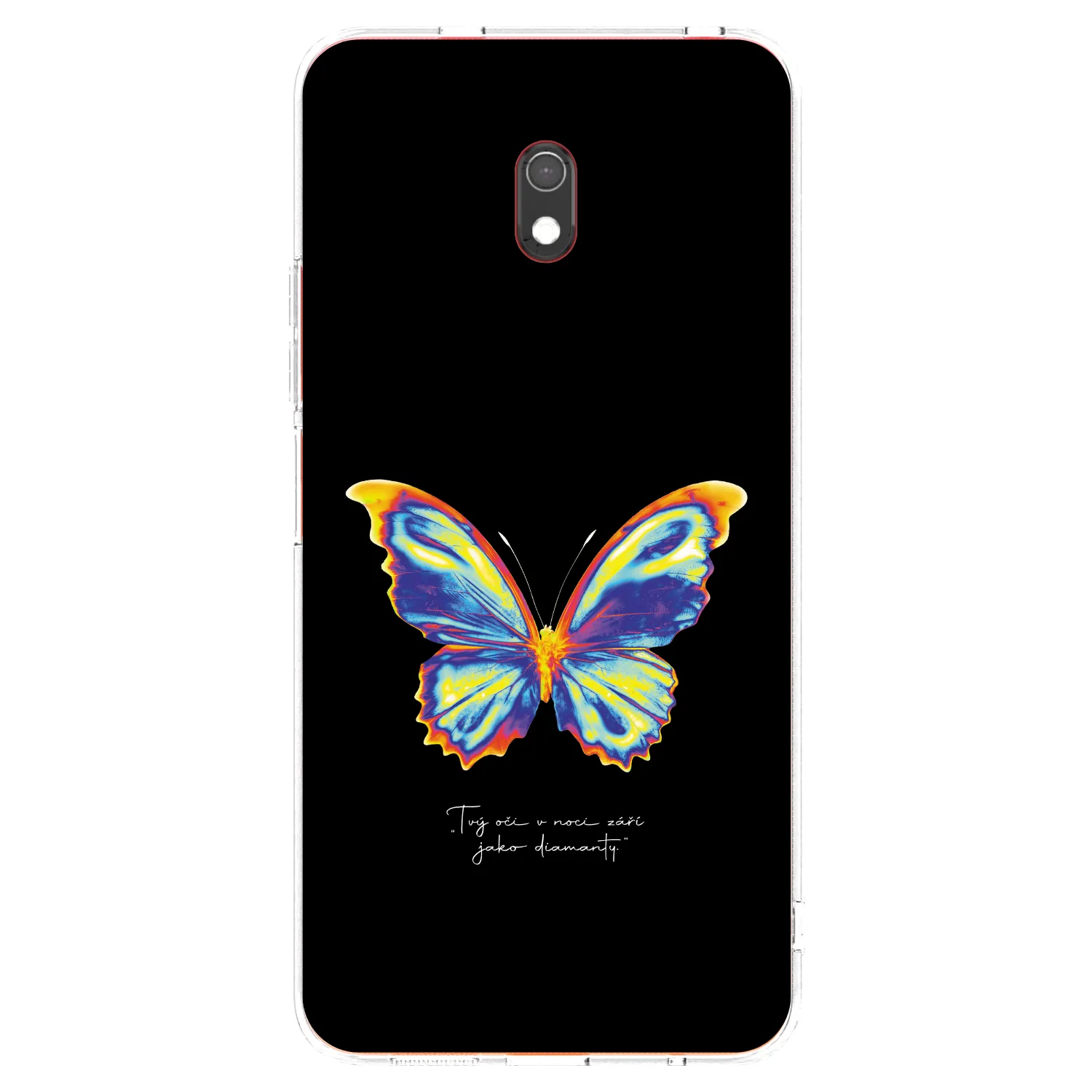 Picasee husă transparentă din silicon pentru Xiaomi Redmi 8A - Diamanty Black