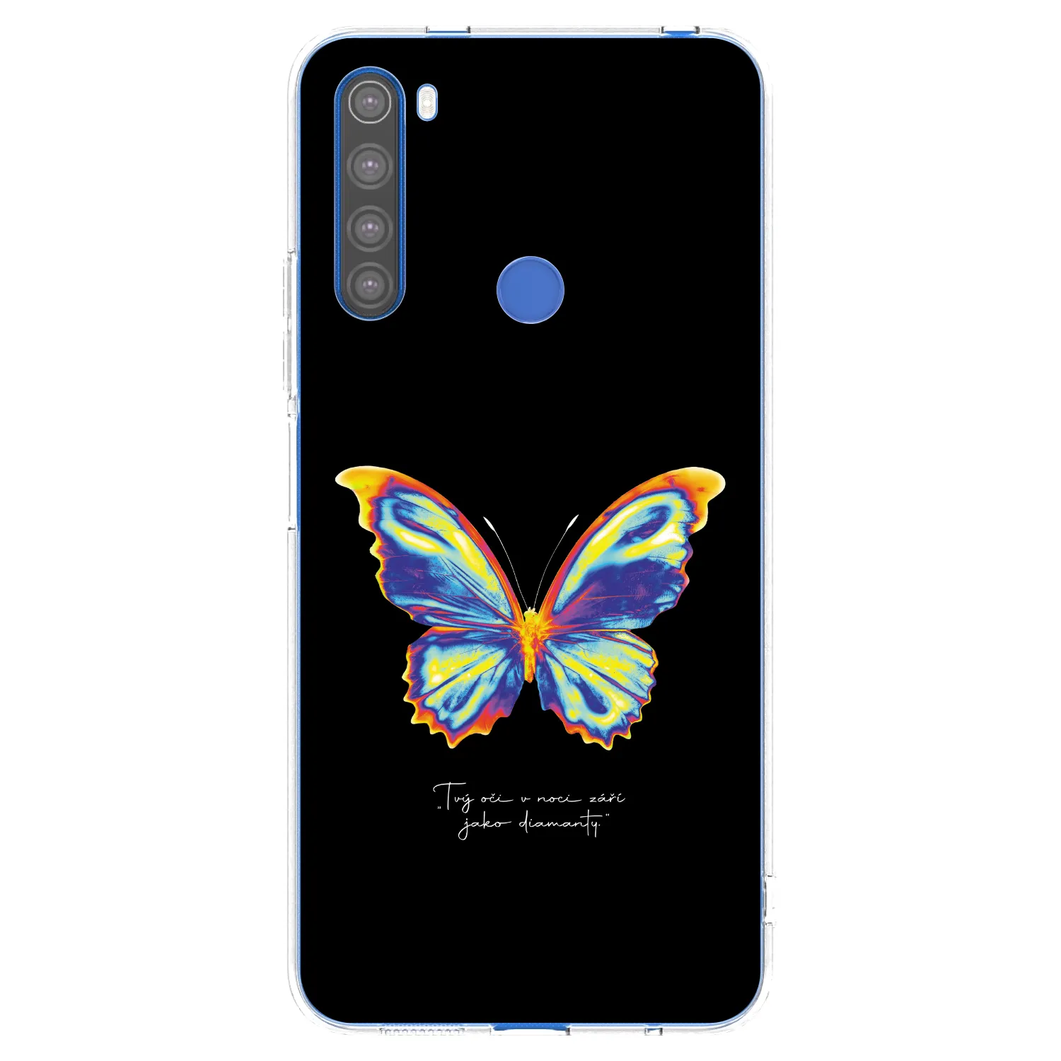 Picasee husă transparentă din silicon pentru Xiaomi Redmi Note 8T - Diamanty Black