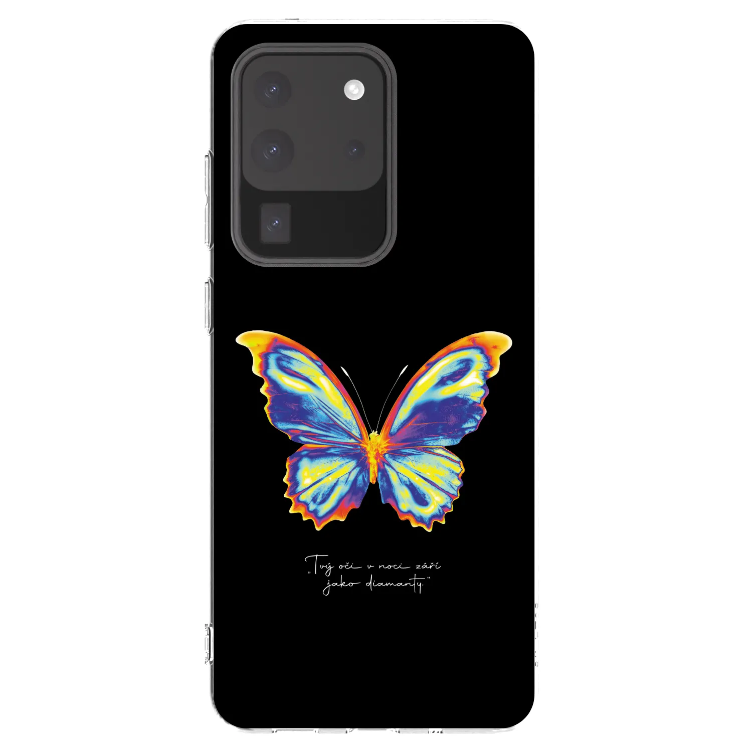 Picasee husă transparentă din silicon pentru Samsung Galaxy S20 Ultra 5G G988F - Diamanty Black