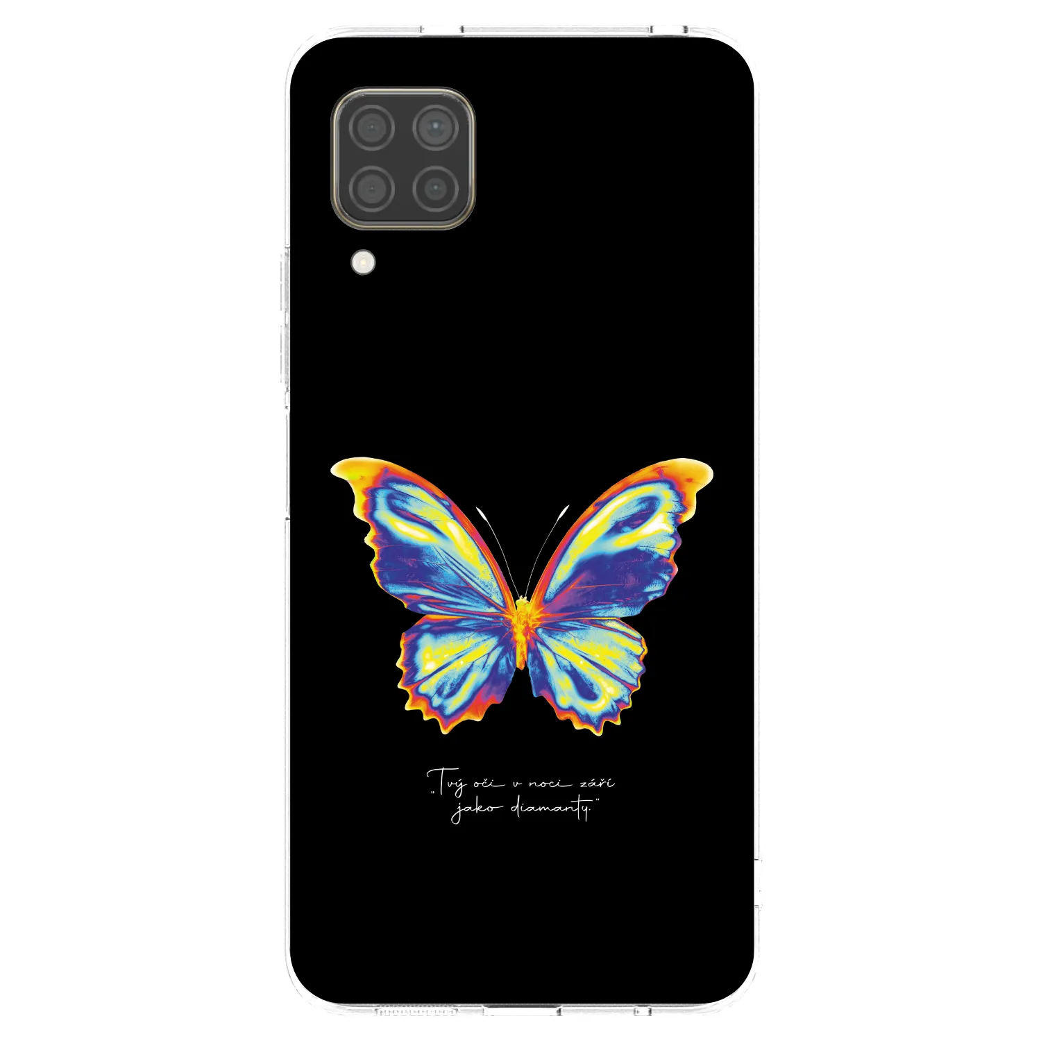 Picasee husă transparentă din silicon pentru Huawei P40 Lite - Diamanty Black