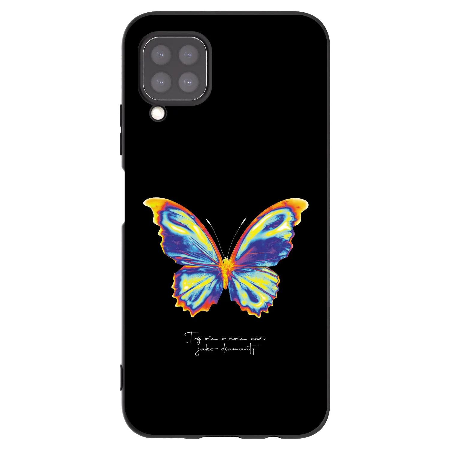 Picasee husă neagră din silicon pentru Huawei P40 Lite - Diamanty Black