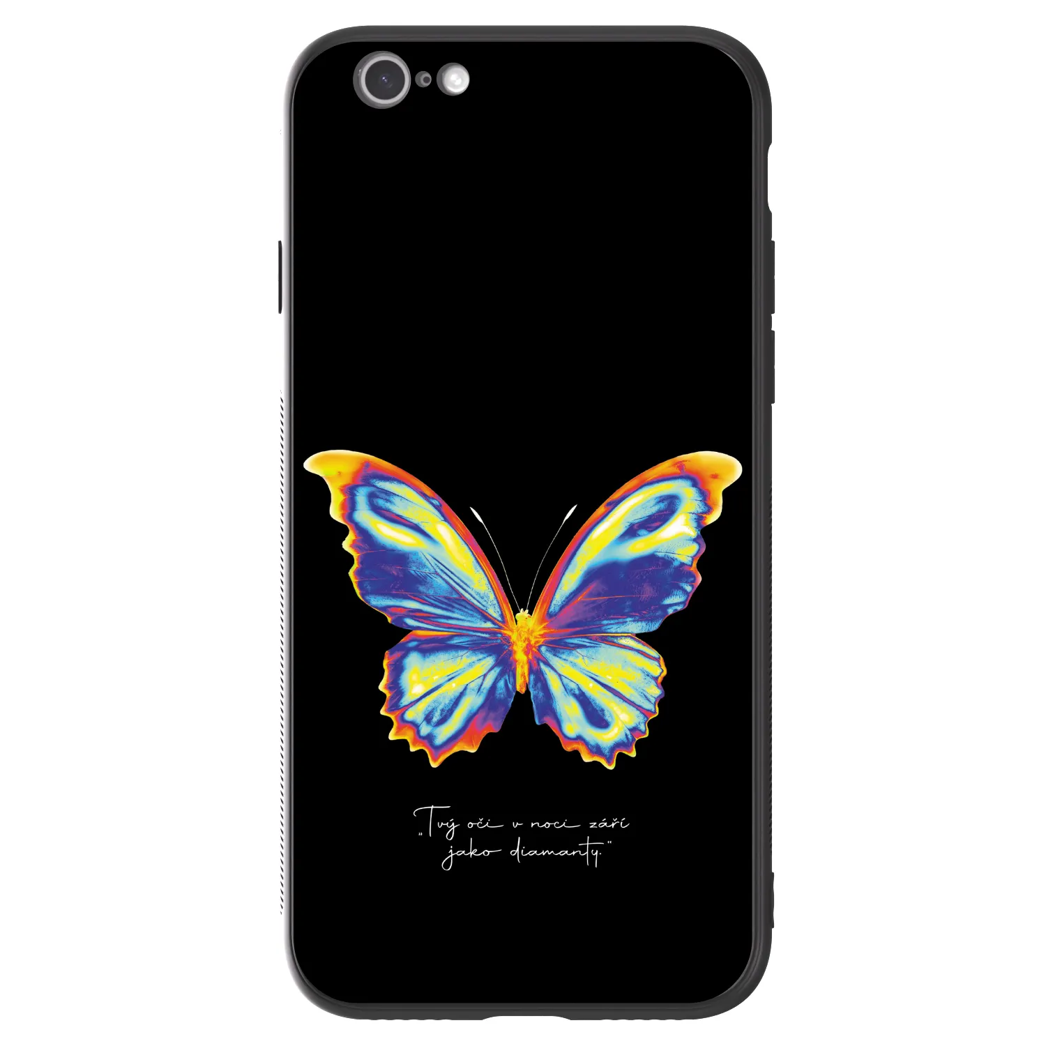 Picasee ULTIMATE CASE pentru Apple iPhone 6/6S - Diamanty Black