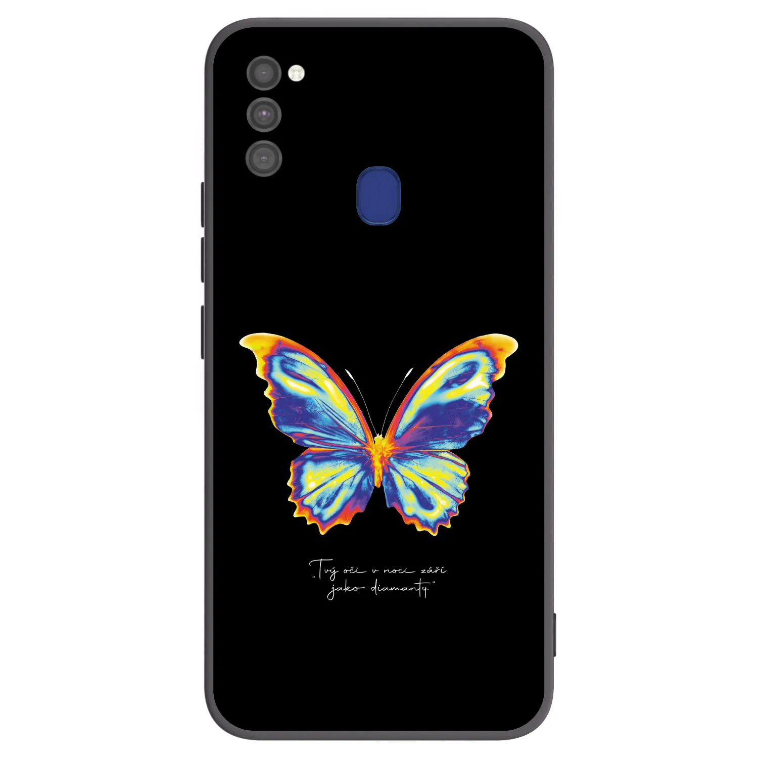 Picasee husă neagră din silicon pentru Samsung Galaxy M21 M215F - Diamanty Black