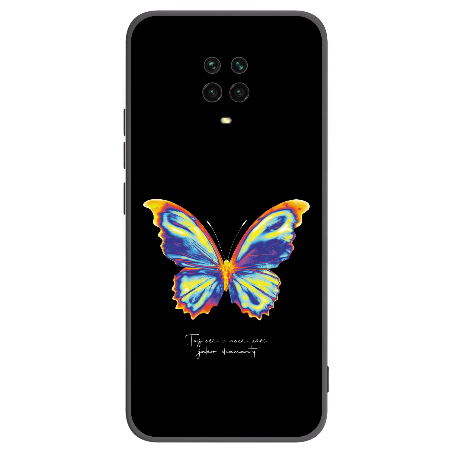 Picasee husă neagră din silicon pentru Xiaomi Redmi Note 9S - Diamanty Black