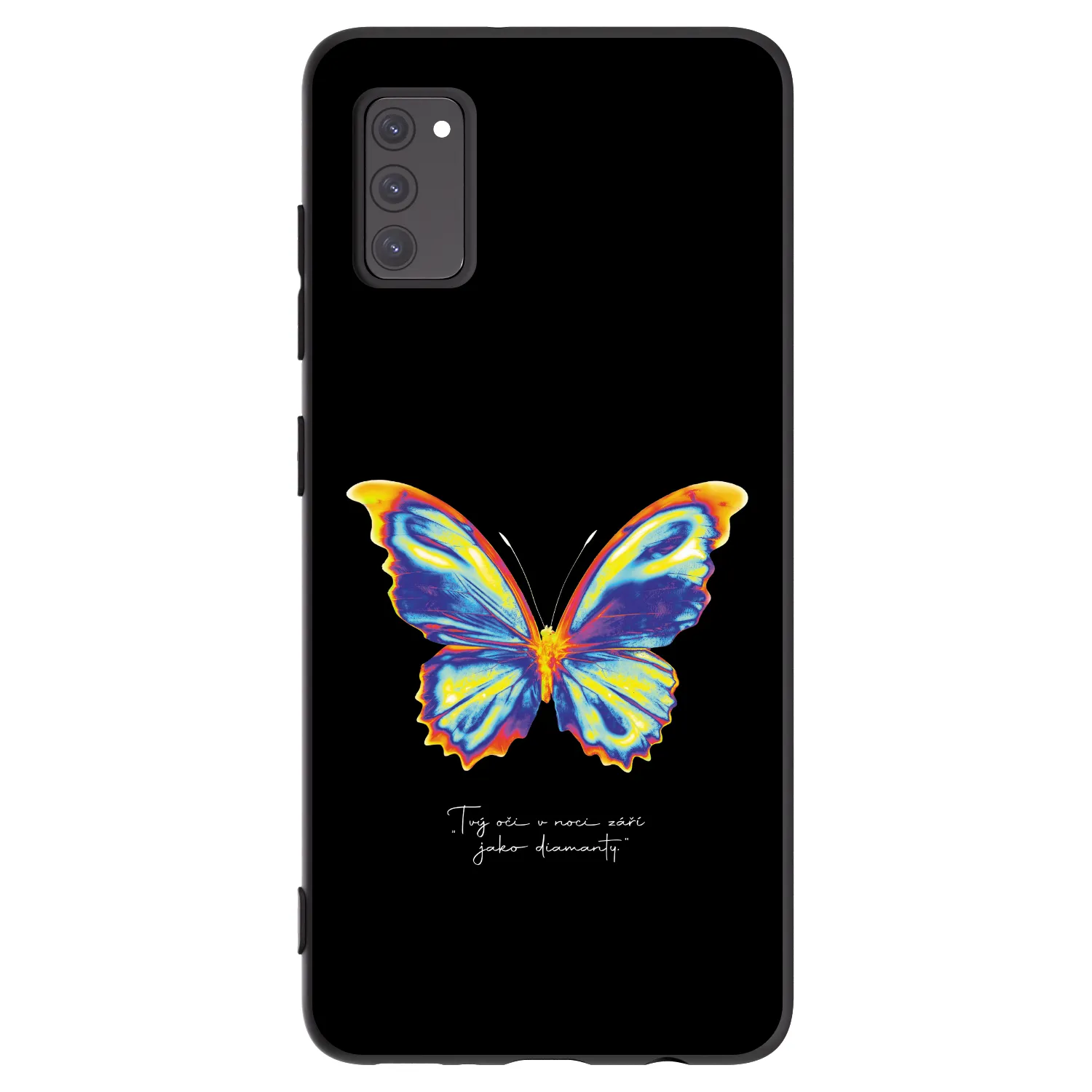 Picasee husă neagră din silicon pentru Samsung Galaxy A41 A415F - Diamanty Black