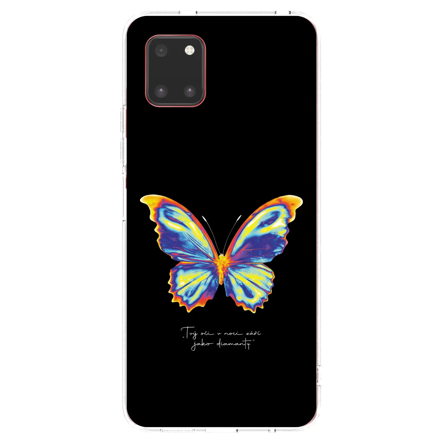 Picasee husă transparentă din silicon pentru Samsung Galaxy Note 10 Lite N770F - Diamanty Black