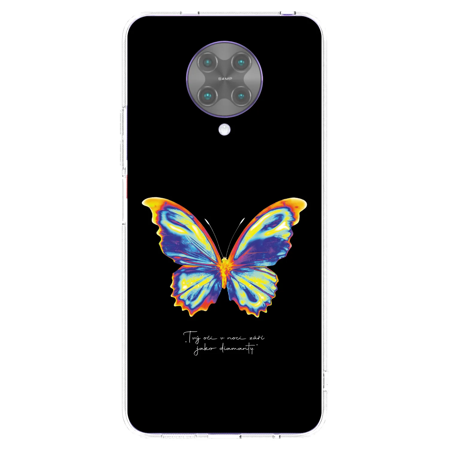 Picasee husă transparentă din silicon pentru Xiaomi Poco F2 Pro - Diamanty Black