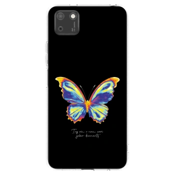 Picasee husă transparentă din silicon pentru Huawei Y5P - Diamanty Black