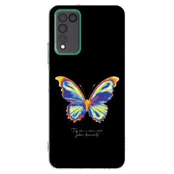 Picasee husă transparentă din silicon pentru Honor 10X Lite - Diamanty Black